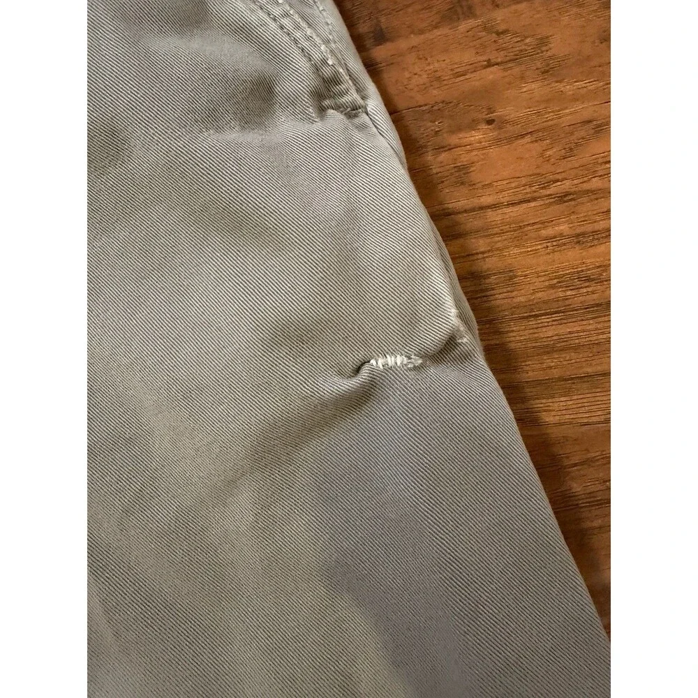 Polo Ralph Lauren Mens Classic Fit Grey Chino Pants 32x32 Actual FLAW
